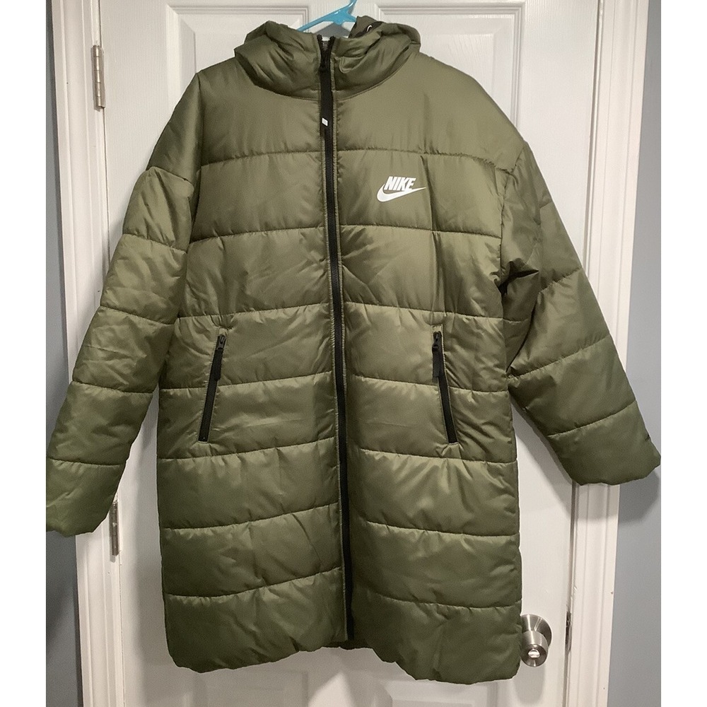 Nike NSW Therma-Fit Hooded Parka Womens Coat Uk Sz Large . BNWT